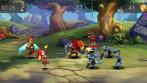 Gameplay of the Rampage war for Android phone or tablet.