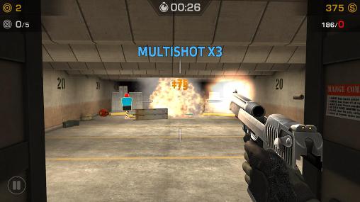 Gameplay of the Range shooter for Android phone or tablet.