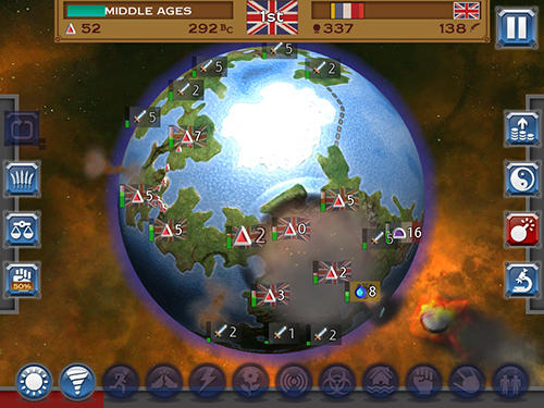 Gameplay of the Rapture: World conquest for Android phone or tablet.