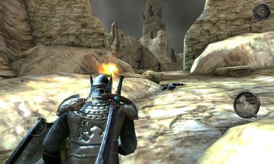 Gameplay of the Ravensword: Shadowlands for Android phone or tablet.