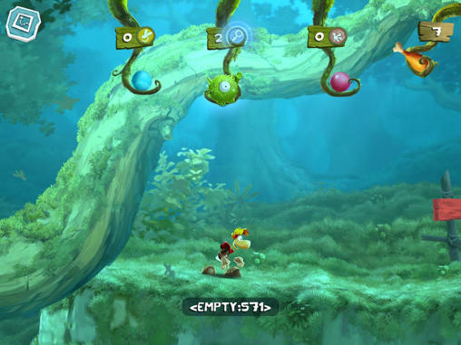 Gameplay of the Rayman adventures for Android phone or tablet.