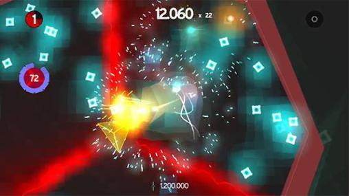 Gameplay of the Raywar: Pandemonium for Android phone or tablet.