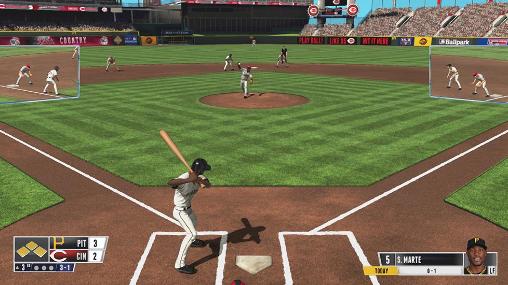 Gameplay of the R.B.I. baseball 2015 for Android phone or tablet.