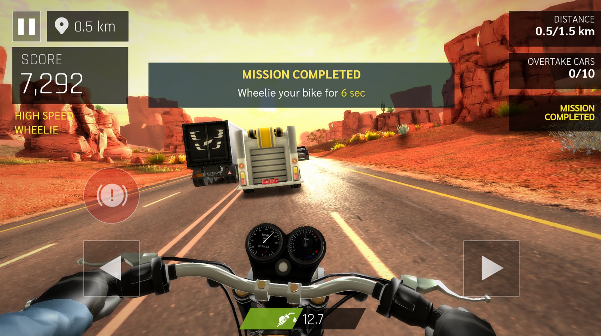 Real Moto Rider: Traffic Race - Android game screenshots.