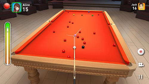 Real snooker 3D - Android game screenshots.