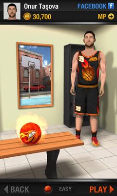 Gameplay of the Real Basketball for Android phone or tablet.