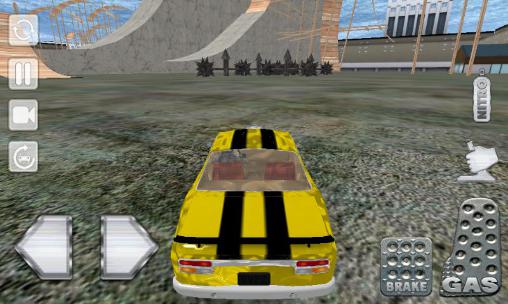 Gameplay of the Real car crash for Android phone or tablet.