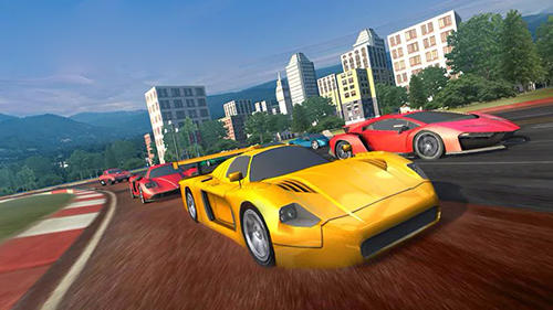 Gameplay of the Real car speed drift racing for Android phone or tablet.