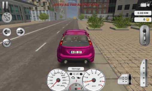 Gameplay of the Real driving 3D for Android phone or tablet.