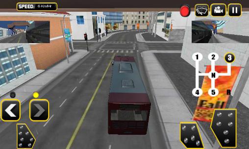 Gameplay of the Real manual bus simulator 3D for Android phone or tablet.