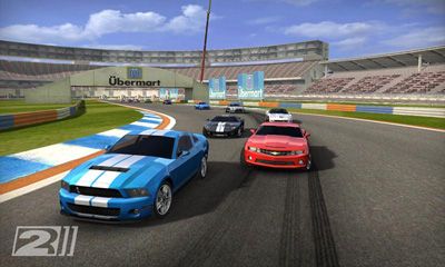 Gameplay of the Real Racing 2 for Android phone or tablet.