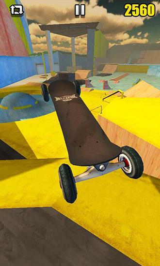 Gameplay of the Real skate 3D for Android phone or tablet.