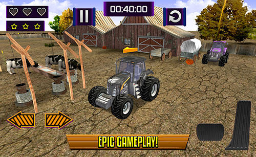 Gameplay of the Real USA farming simulation 3D for Android phone or tablet.