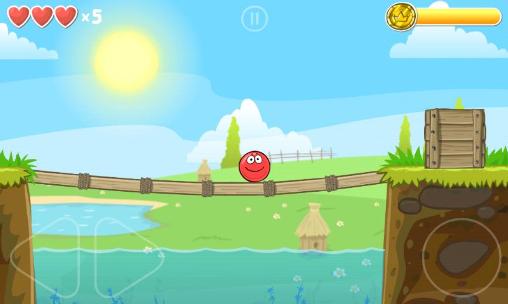 Gameplay of the Red ball 4 for Android phone or tablet.