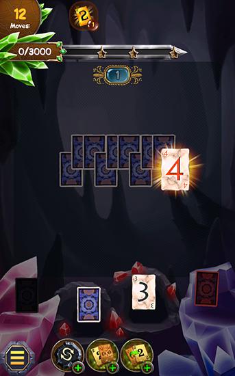 Gameplay of the Regal solitaire: Shuffle jewels for Android phone or tablet.