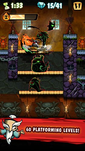 Gameplay of the Release the ninja for Android phone or tablet.