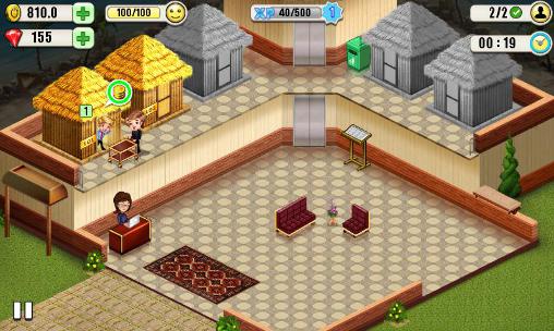 Gameplay of the Resort tycoon for Android phone or tablet.