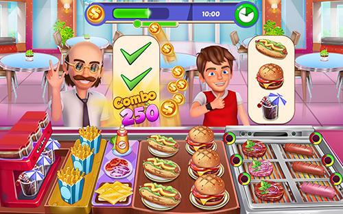 Restaurant master: Kitchen chef cooking game - Android game screenshots.
