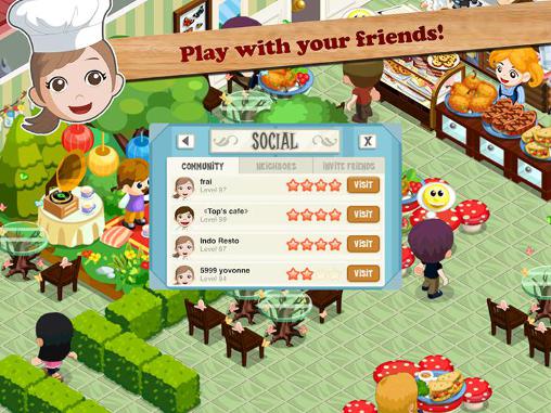 Gameplay of the Restaurant story: Hot rod cafe for Android phone or tablet.