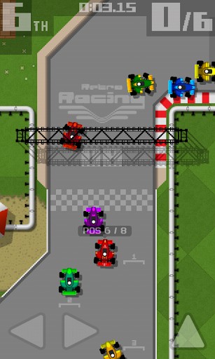 Gameplay of the Retro racing: Premium for Android phone or tablet.