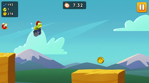 Gameplay of the Ride with the frog for Android phone or tablet.