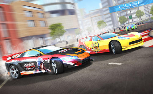 Gameplay of the Ridge racer: Draw and drift for Android phone or tablet.