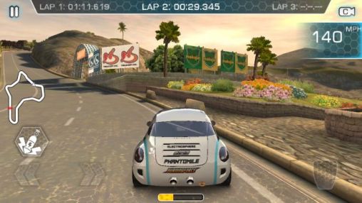 Gameplay of the Ridge racer: Slipstream for Android phone or tablet.