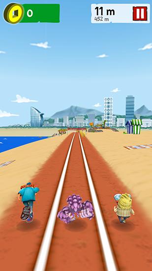 Gameplay of the Ridiculous triathlon for Android phone or tablet.