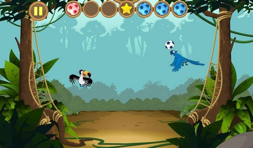 Gameplay of the Rio 2: Sky Soccer! for Android phone or tablet.