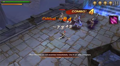 Gameplay of the Rise of the dragon for Android phone or tablet.