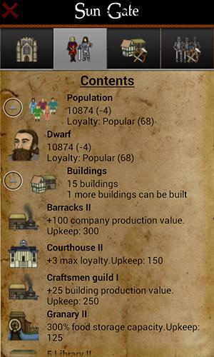 Gameplay of the Rising empires premium for Android phone or tablet.
