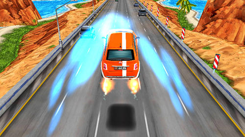 Gameplay of the Risky crash traffic for Android phone or tablet.