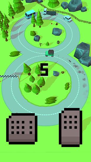 Gameplay of the Risky road for Android phone or tablet.