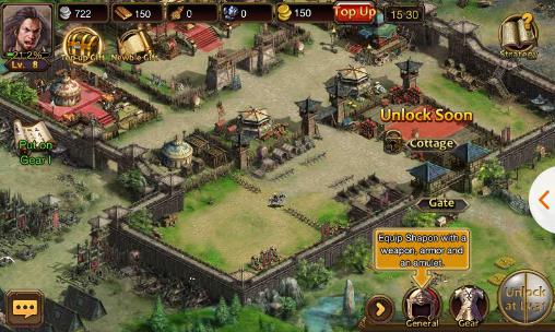 Gameplay of the Rival empires: The war for Android phone or tablet.