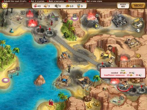 Gameplay of the Roads of Rome 3 for Android phone or tablet.
