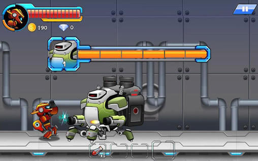 Gameplay of the Robo avenger for Android phone or tablet.