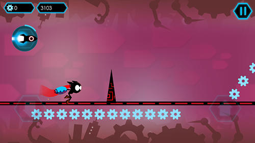 Gameplay of the Robo rush for Android phone or tablet.