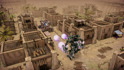 RoboRoyale : Battle royale of war robots - Android game screenshots.