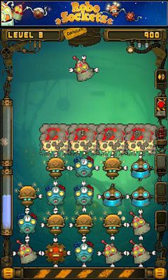 Gameplay of the RoboSockets for Android phone or tablet.
