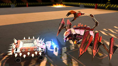 Robot fighting 2: Minibots 3D - Android game screenshots.
