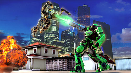 Robot war revolution online - Android game screenshots.