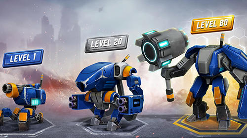 Robot war: Survival age - Android game screenshots.