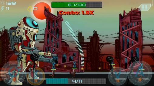 Gameplay of the Robot conqueror for Android phone or tablet.