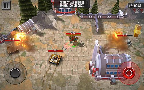 Robots battle arena: Mech shooter - Android game screenshots.