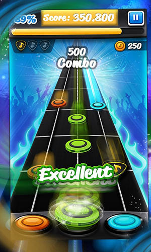 Rock hero 2 - Android game screenshots.