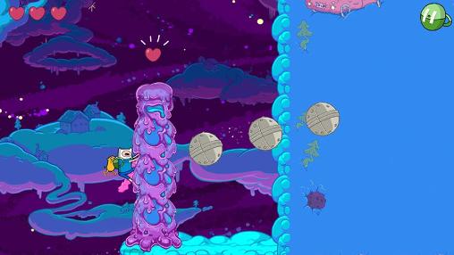 Gameplay of the Rock bandits: Adventure time for Android phone or tablet.