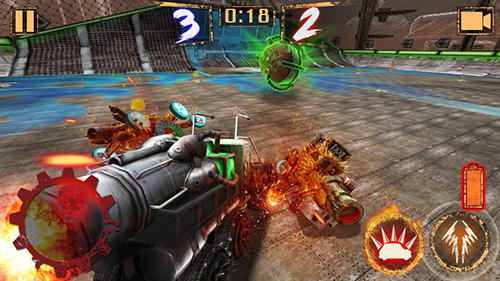 Rocket car ball - Android game screenshots.