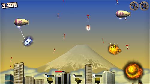 Rocket crisis: Missile defense - Android game screenshots.