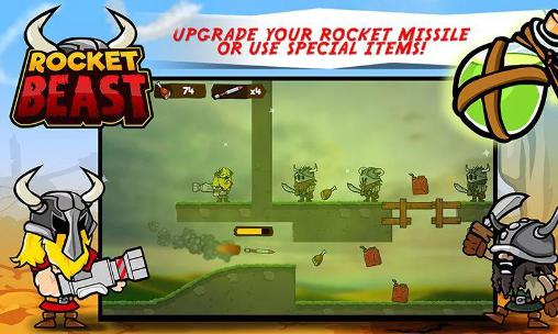 Gameplay of the Rocket beast for Android phone or tablet.