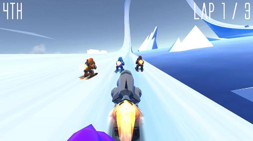 Gameplay of the Rocket ski racing for Android phone or tablet.